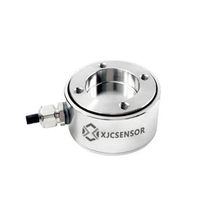 XJCSENSOR X-H45 Through-Hole Load Cell, Ø45 mm, Ø26 bore, 50–100 kg