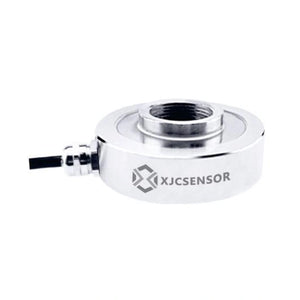 XJCSENSOR X-H80 Through-Hole Load Cell, Ø80 mm, M30×1.5 bore, 0.5–5 t