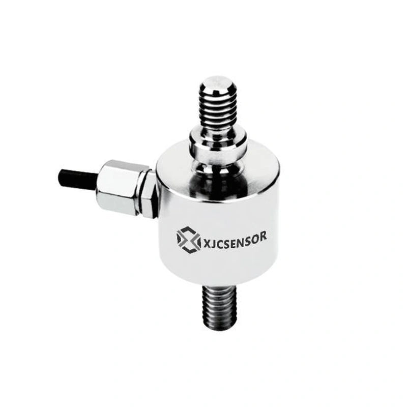 XJCSENSOR X-S05-13 Miniature In-line Load Cell, Ø13 mm, 5–100 kg — official XJCSENSOR brochure image on white background