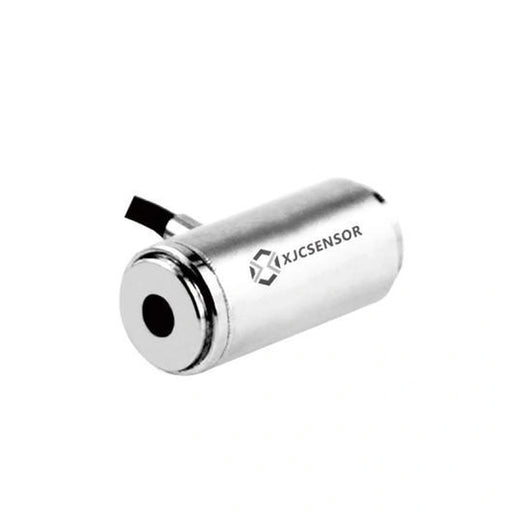 XJCSENSOR X-S07-Q-10 Micro Canister Load Cell, Ø10 mm, 3–10 kg — official XJCSENSOR brochure image on white background