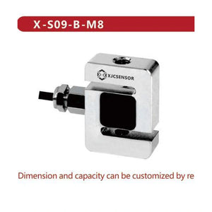 XJCSENSOR X-S09-B-M8 S-Beam Load Cell, 35 mm, 5–200 kg