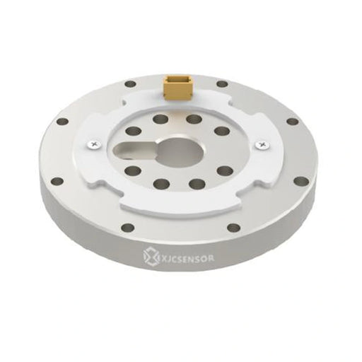 XJCSENSOR X-ST207-B Joint Torque Sensor, 45 Nm, ≈Ø55 mm, 0.5–4.5 V — official XJCSENSOR brochure image on white background
