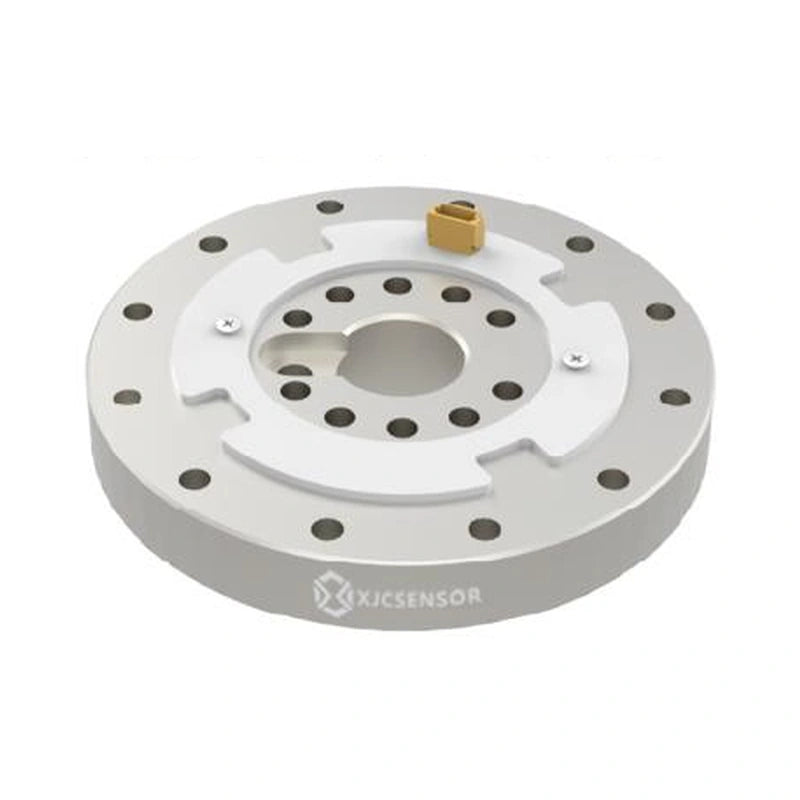 XJCSENSOR X-ST207-C Joint Torque Sensor, 75 Nm, Ø68 mm, 0.5–4.5 V — official XJCSENSOR brochure image on white background