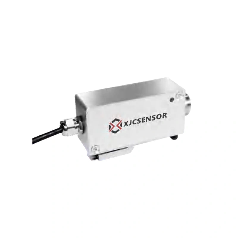 XJCSENSOR X-WLFD Displacement Analog Communication Module, RS232/RS485/0–10 V/4–20 mA — official XJCSENSOR brochure image on white background