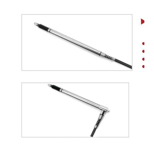 XJCSENSOR X-WLX8S10 Contact Displacement Probe Series, 10 mm range, Ø8 mm — official XJCSENSOR brochure image on white background