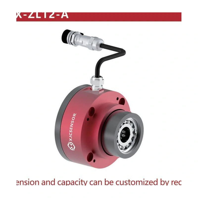 XJCSENSOR X-ZL12-A Flange Tension Sensor, self-aligning bearing, 2.5–50 kg — official XJCSENSOR brochure image on white background