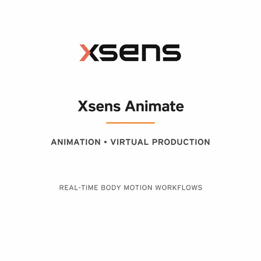Xsens Animate for animation, virtual production and real-time body motion workflows