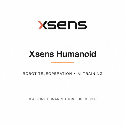 Xsens Humanoid for robot teleoperation, AI training and real-time human motion