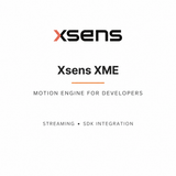 Xsens XME motion engine for developer streaming and SDK integration